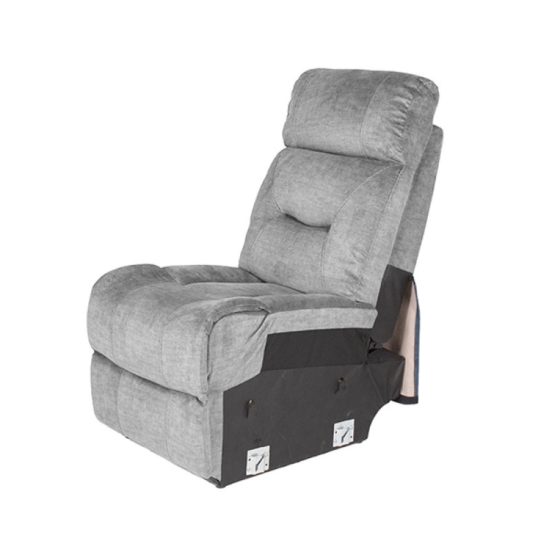 VL Dudley Corner Group Armless Static 1 Seater - Grey